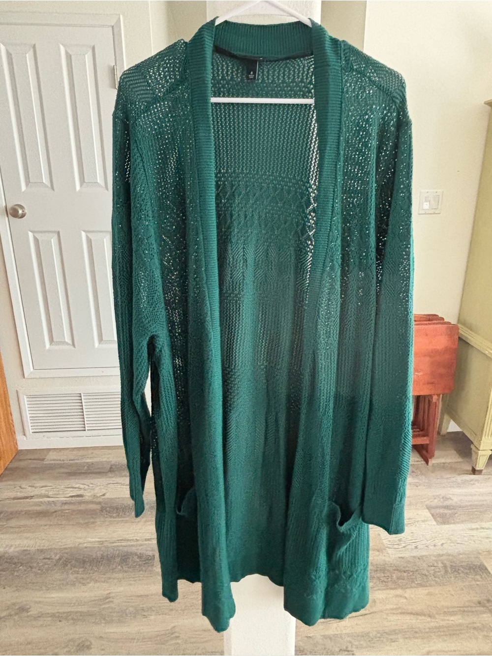 torrid Teal Open-Front Long Cardigan